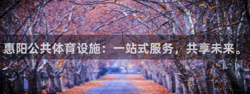 意昂4娱乐首页官网下载：惠阳公共体育设施：一站式服务