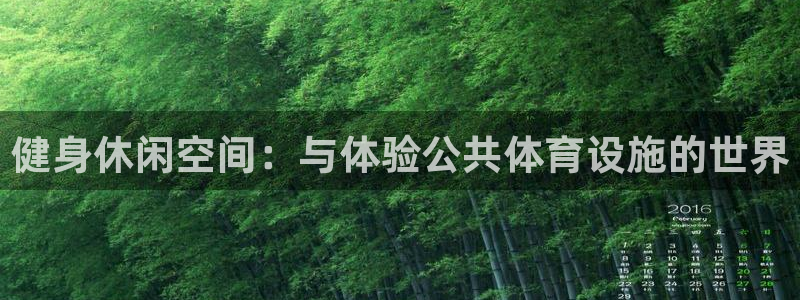 意昂4娱乐平台：健身休闲空间：与体验公共体育设施的世界